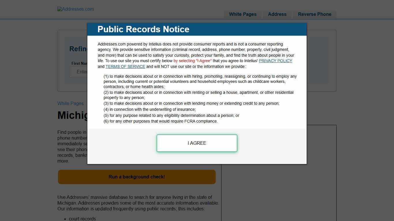 Michigan White Pages - Phone Book &amp; Directory Addresses